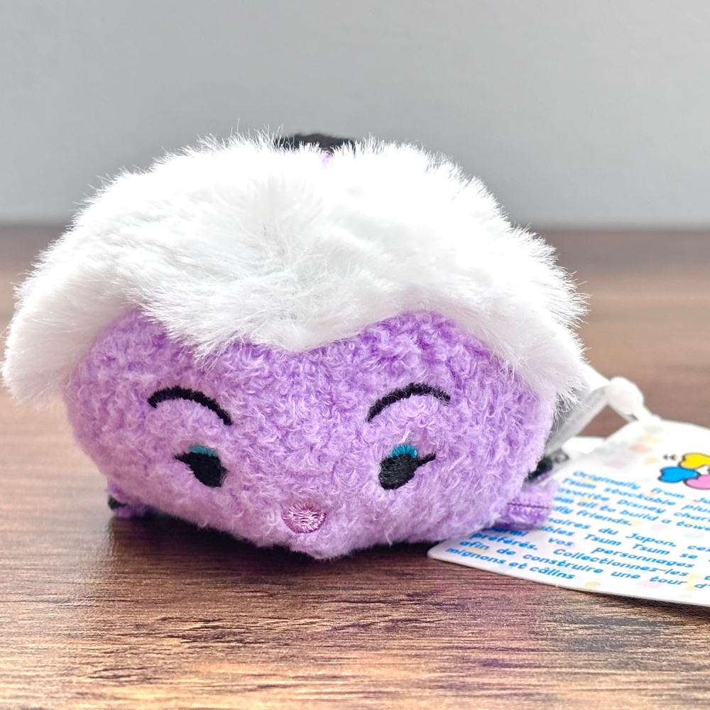 NWT Disney Tsum Tsum Little Mermaid Villain URSULA Plush Toy Japan Stackable NEW
